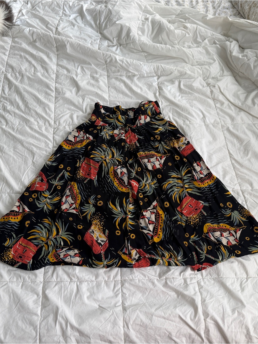 Trashy Diva Pirate Treasure Circle Skirt